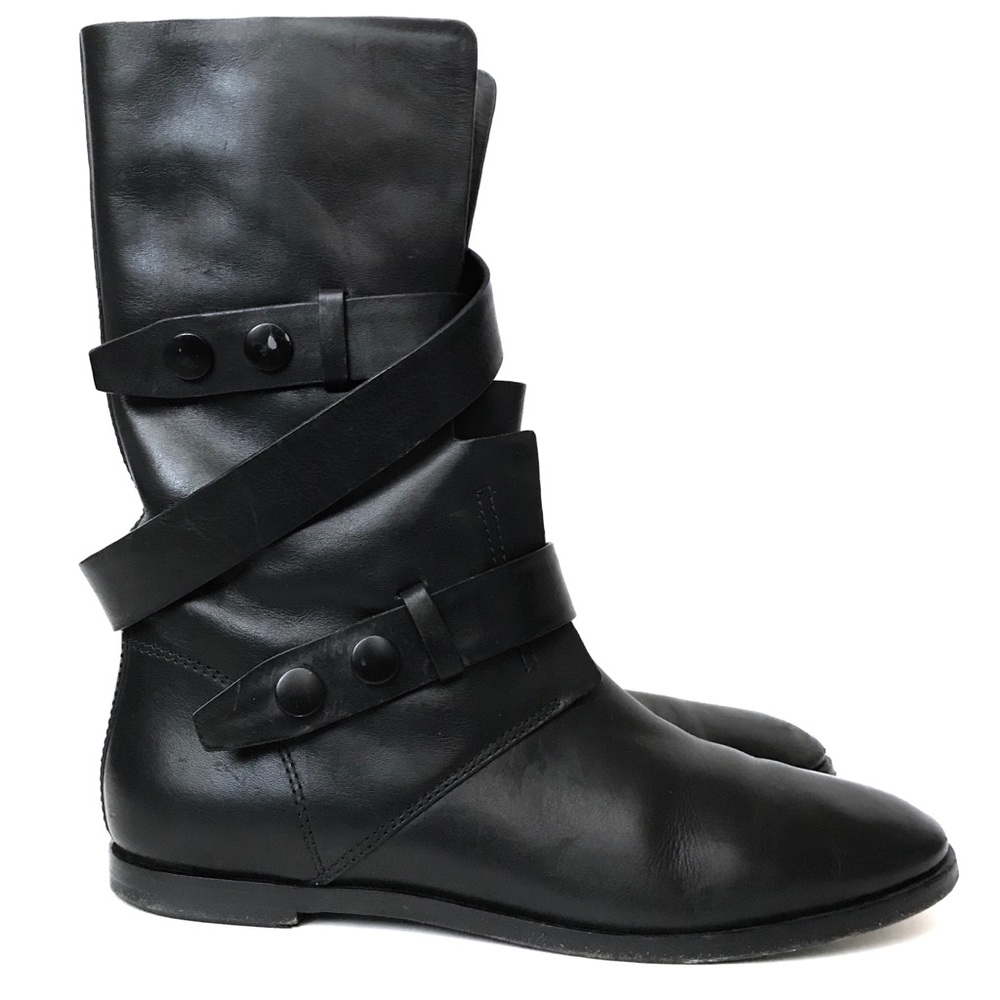 Alexander Wang Dioni Wraparound Leather Boots